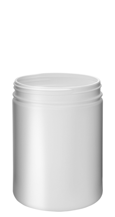 Cylindrical jar 1500ml 120CT HDPE white